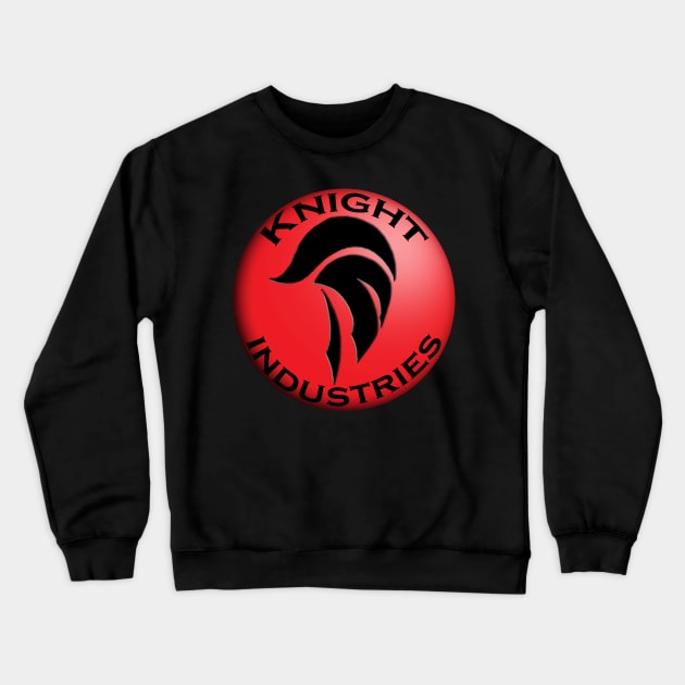 Knight Rider Knight Industries Crewneck Sweatshirt by DarkArtsStudios